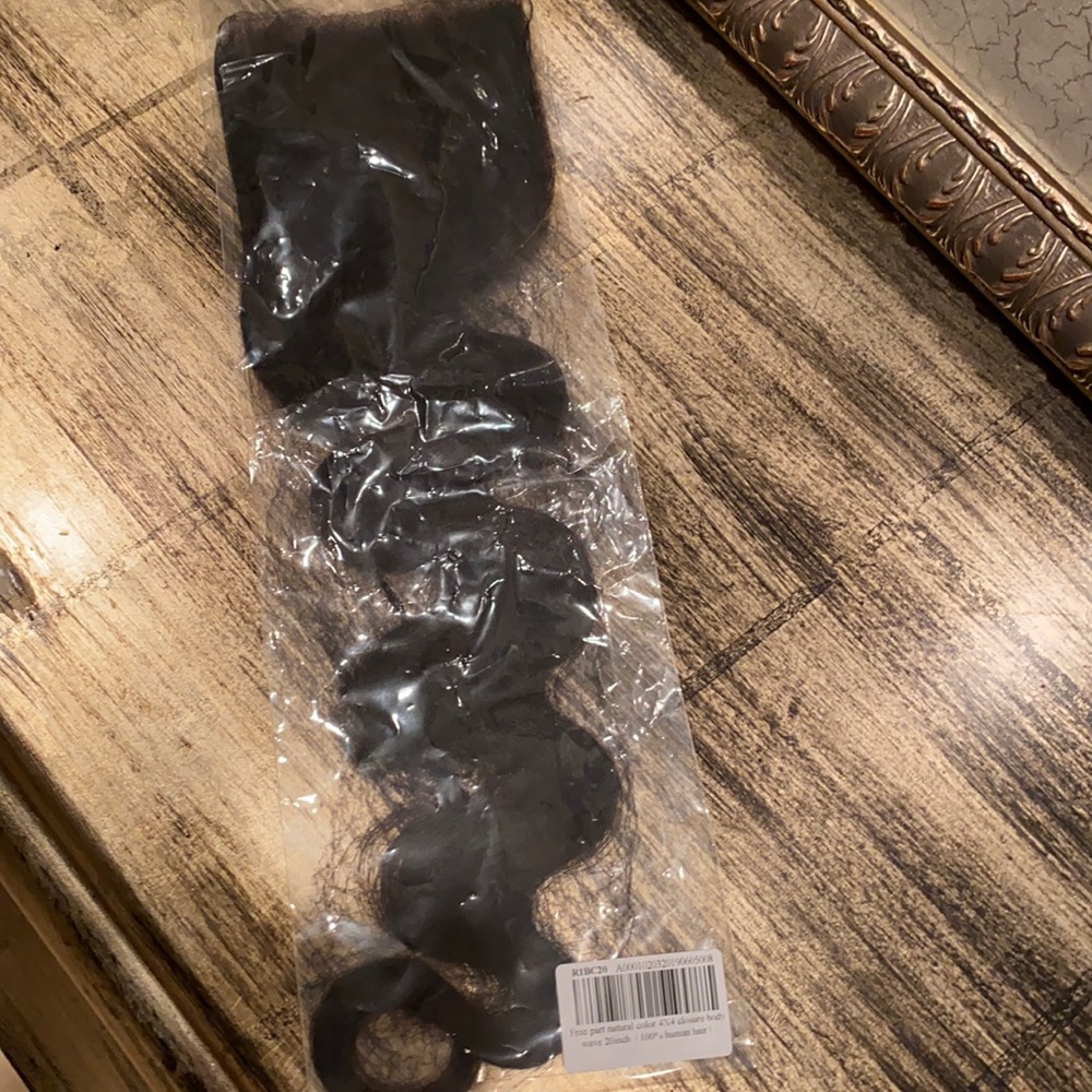Virgin Hair Body wave 4x4 lace closure